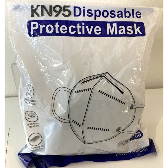 KN95 Disposable Protective Mask Non-Medical 25 Pieces New Sealed - Picture 1 of 2